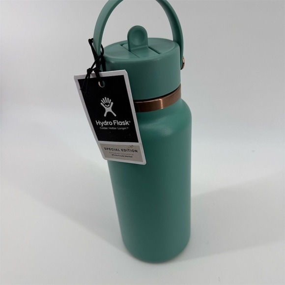 Hydro Flask 32 Oz Special Edition Wide Mouth Water Bottle - THYME ROSE GOLD - Picture 1 of 7